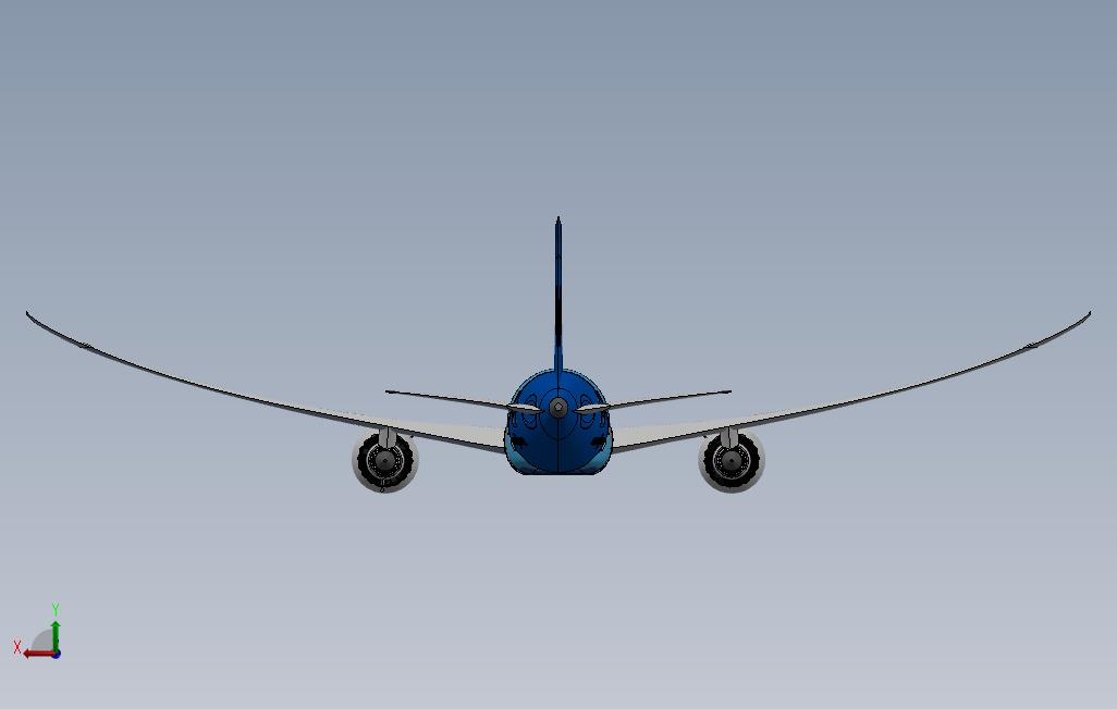 787-9 背面视图