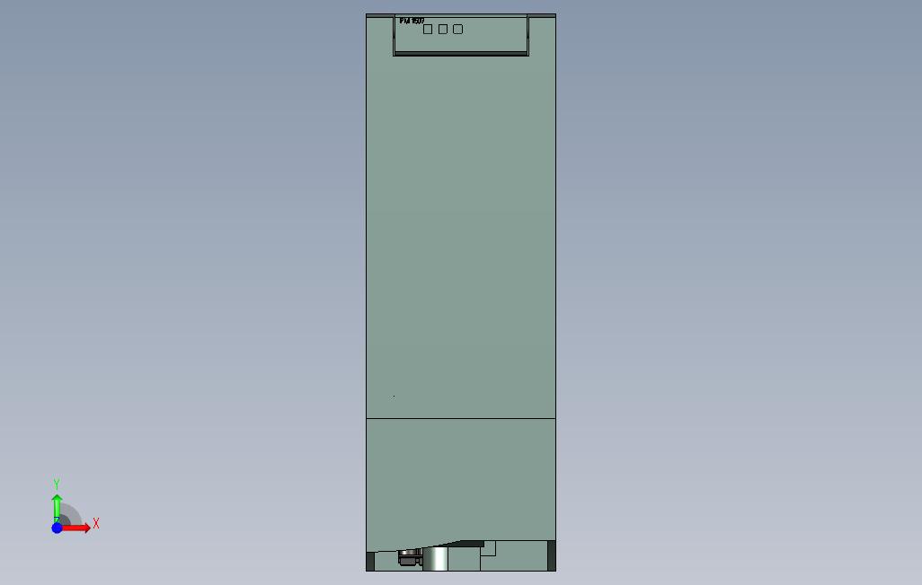 SIMATICPM150724V_3AstabilizedpowersupplyforSIMATICS7-1500input 正面视图