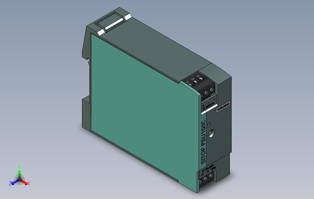 SITOPPSU100C24V_1.3Astabilizedpowersupplyinput_AC120-230VDC_STEP_模型图纸下载 ...