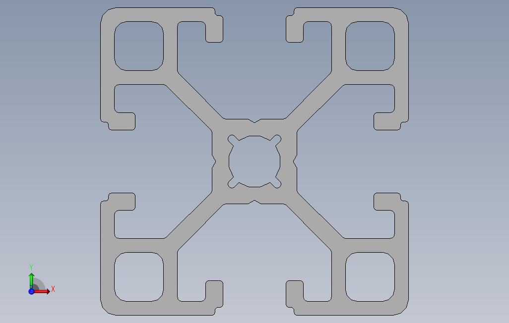 工业铝型材40x40L系列APS-8-4040L-50