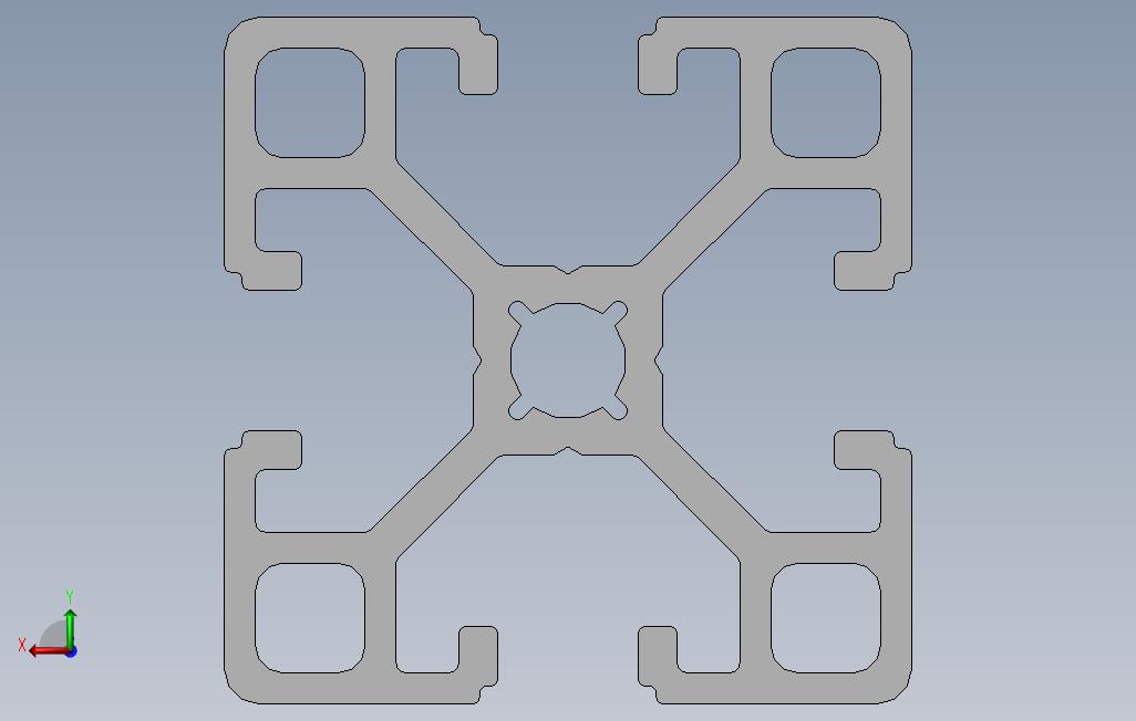 工业铝型材40x40L系列APS-8-4040L-50