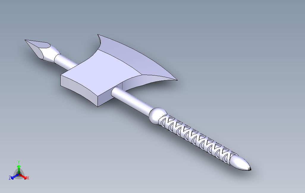 11406.斧头3D模型