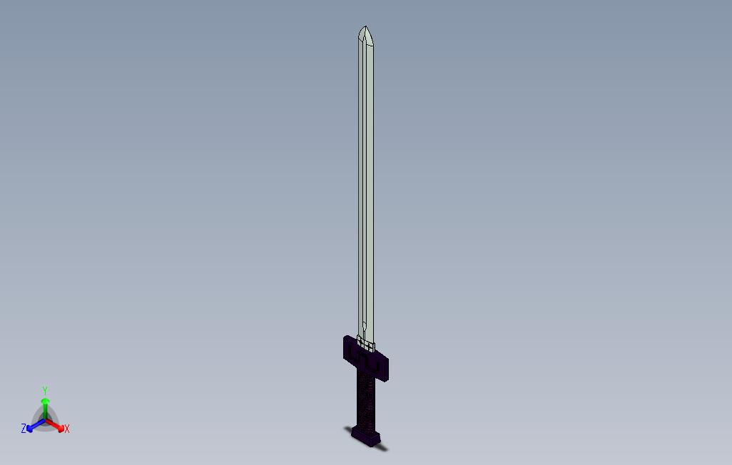11574.宝剑3D模型