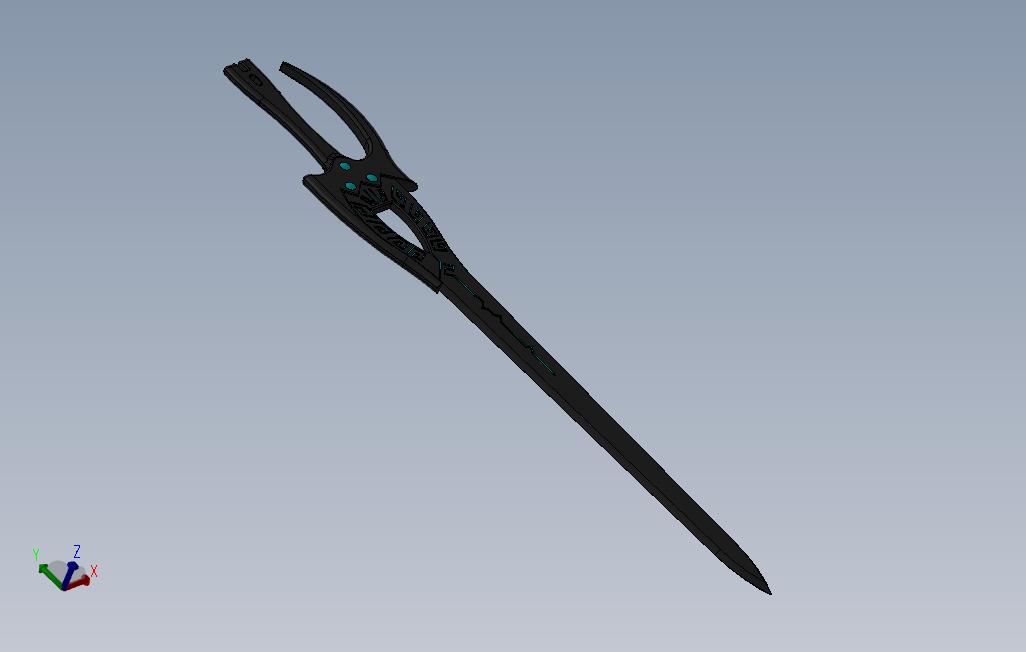 11570.绝世剑3D模型