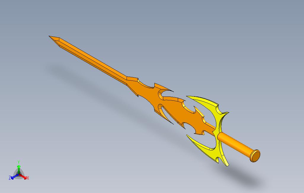 11458.绝世好剑3D模型