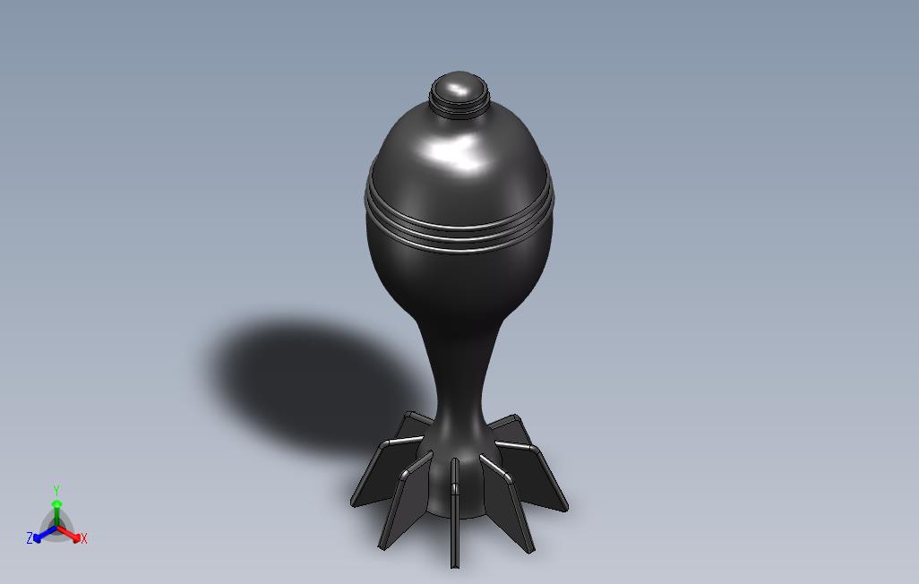 11470.某型号迫击炮弹3D模型