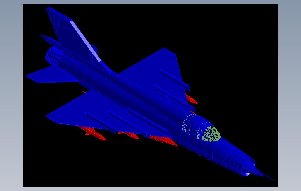 11839.cad机械飞机3D模型
