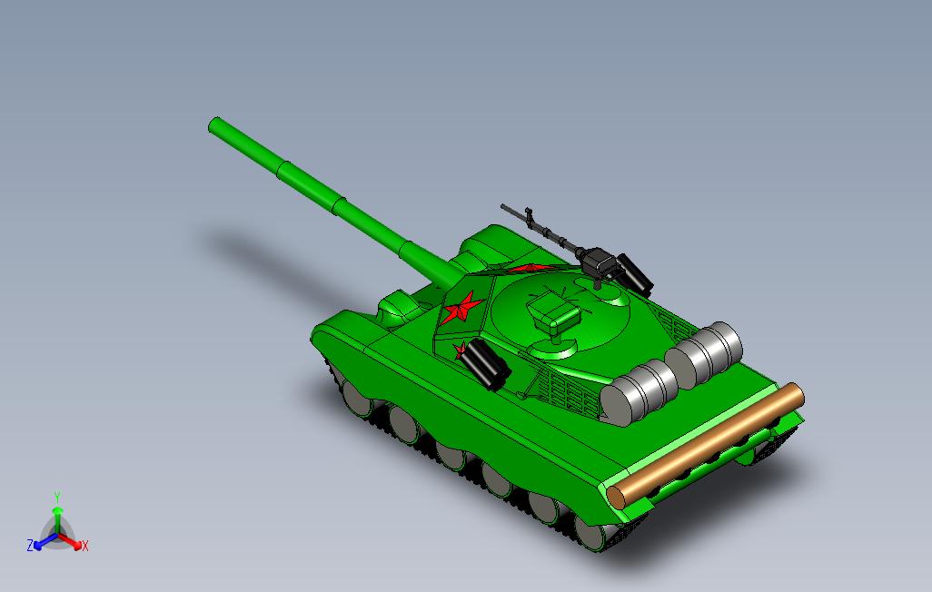 坦克模型3D模型