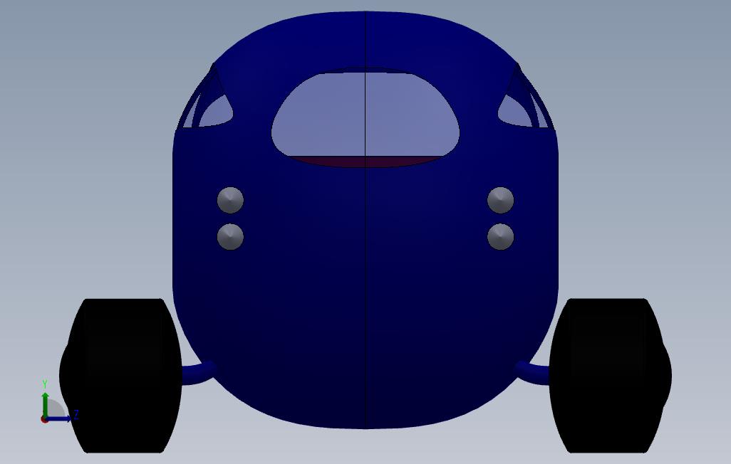 11997.卡通玩具小汽车3D模型 左侧视图
