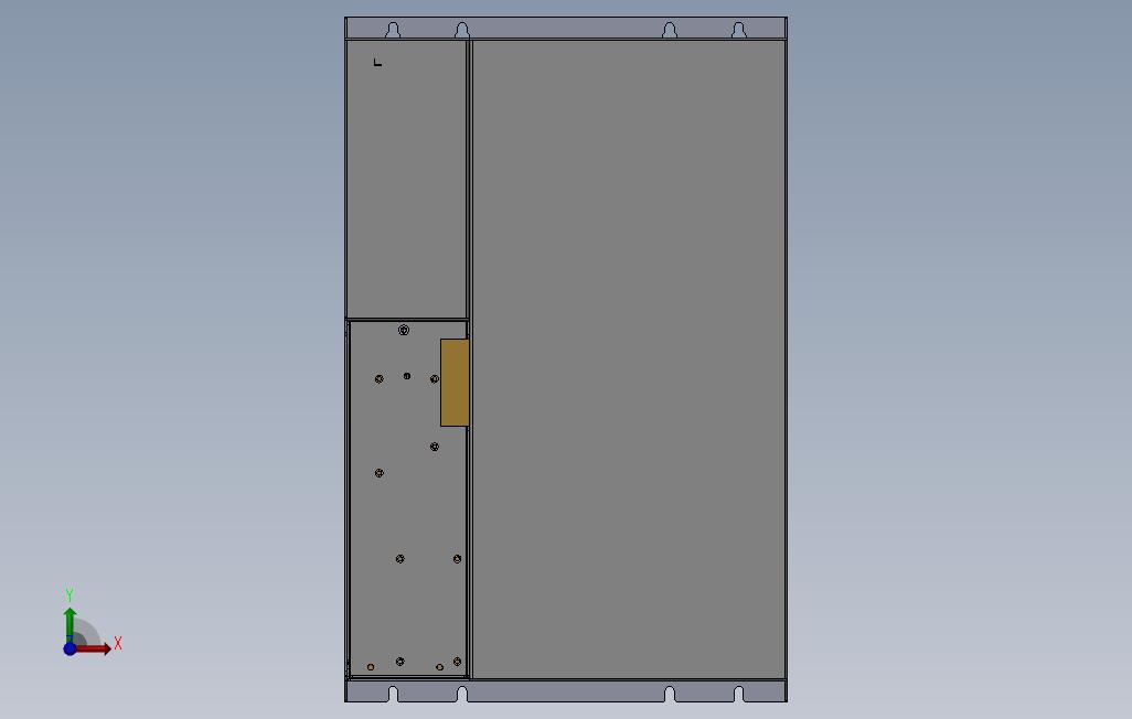 30kw电梯一体化控制器用钣金结构套件