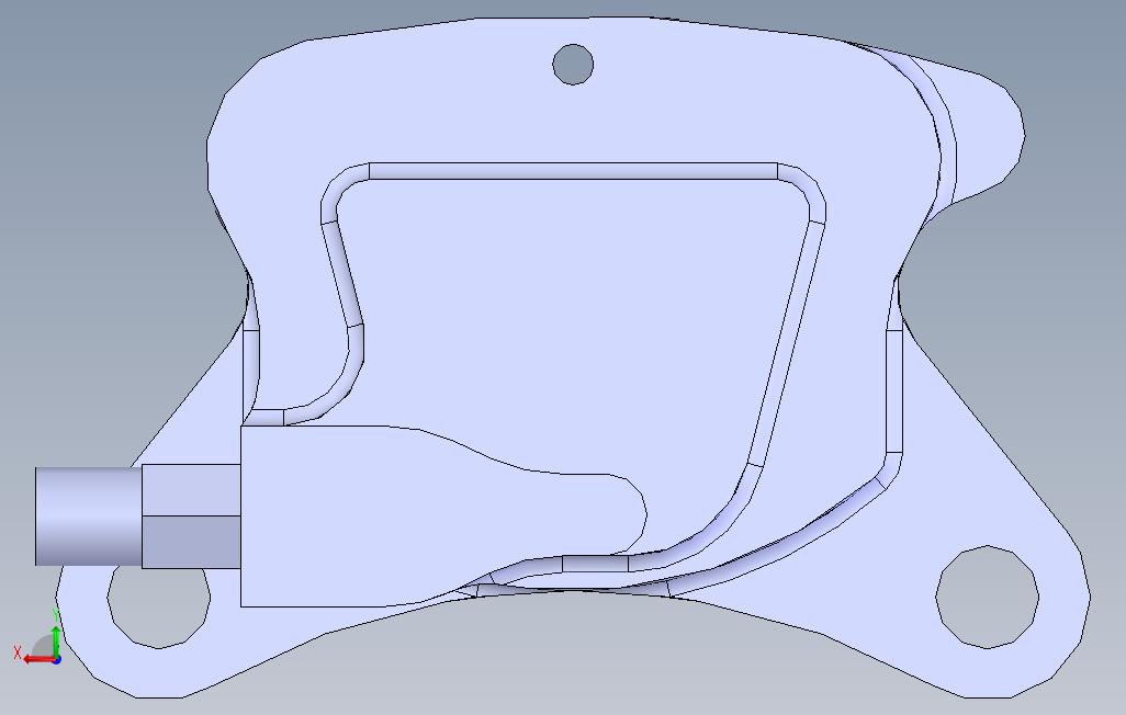 刹车卡钳 Solidworks 2016 模型图纸下载 懒石网