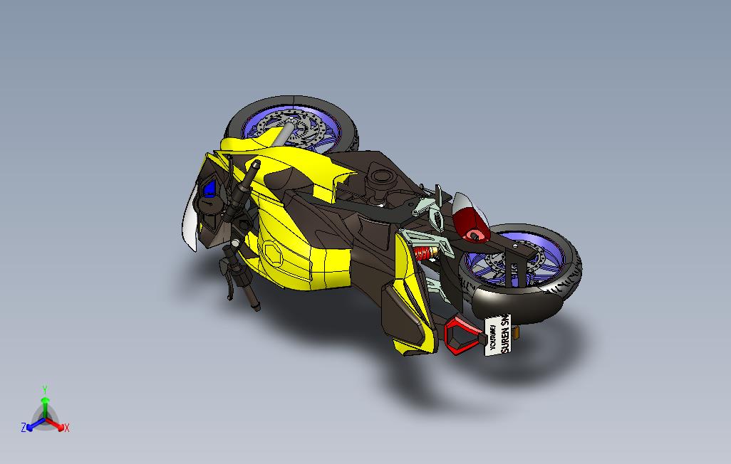 BAJAJPulsarRS200摩托 主视图