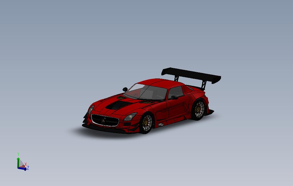 奔驰SLS-GT3跑车
