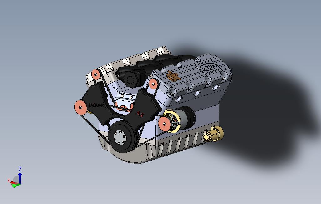 捷豹项目的V6引擎发动机