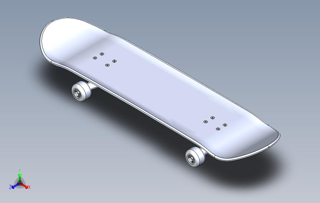 滑板（玩具）设计模型