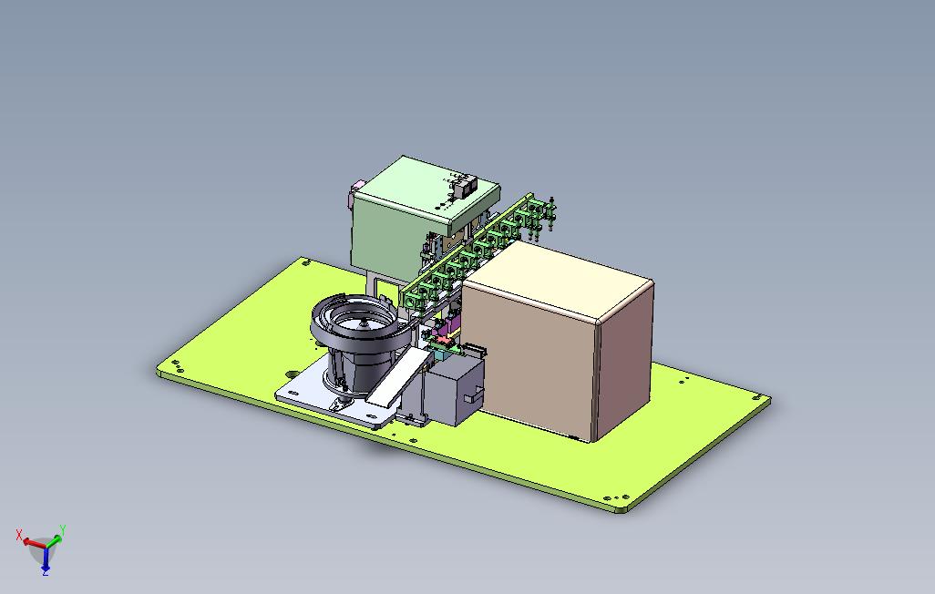 USB接口自动装配机3D模型