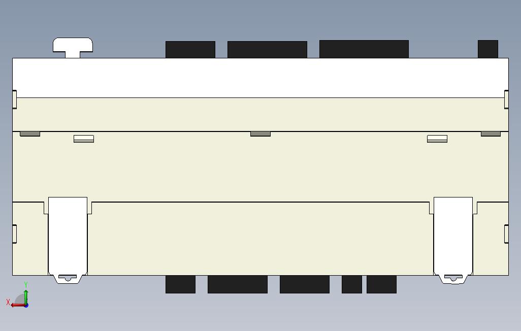 PLC 背面视图