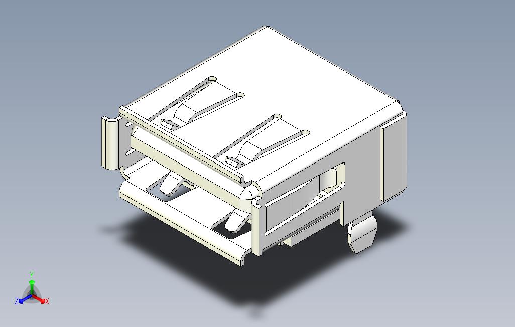 USB2.0母座插头