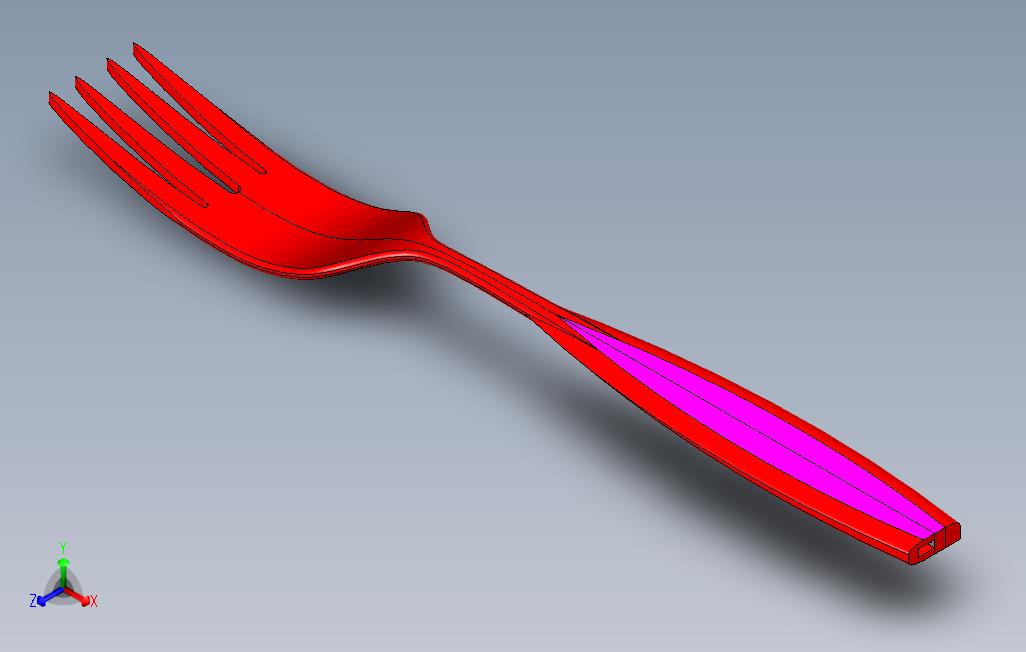 叉勺刀一体设计