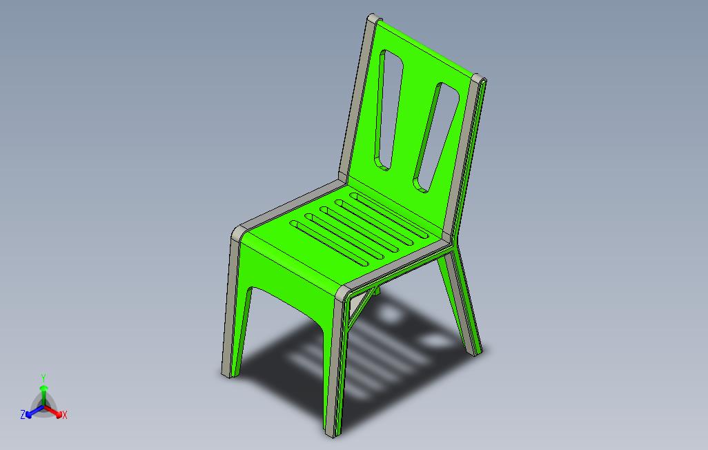 塑料创意椅