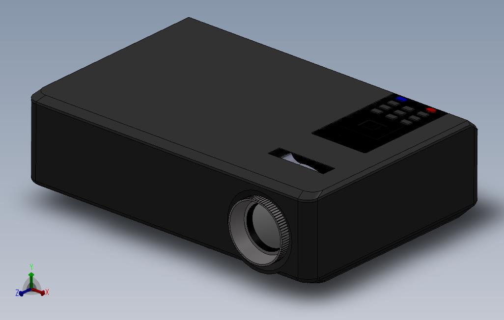 投影仪_SOLIDWORKS 2010_模型图纸下载 – 懒石网