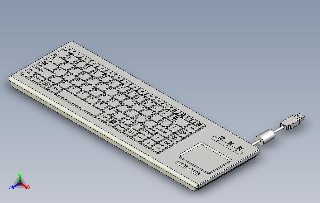 研龙HST-400F-U键盘