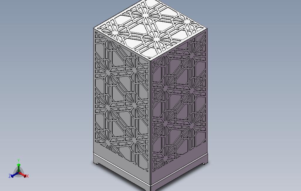 3D打印的台灯罩