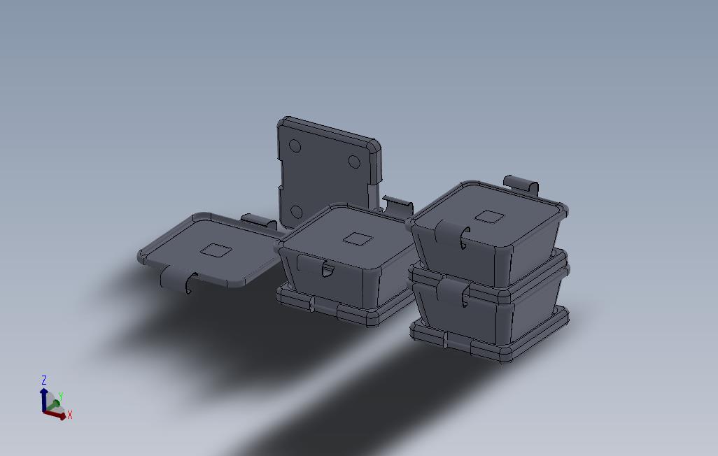 3D打印的塑料盒