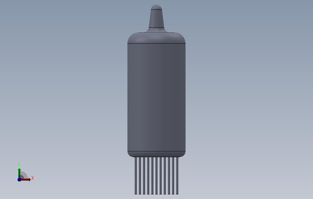 LED数码管 正面视图