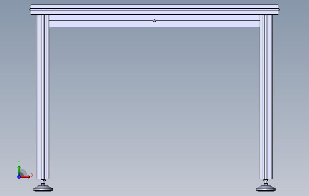 工作台 正面视图