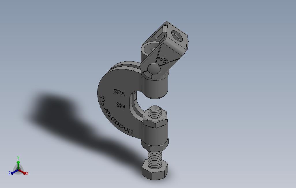带有旋转单元的梁法兰夹