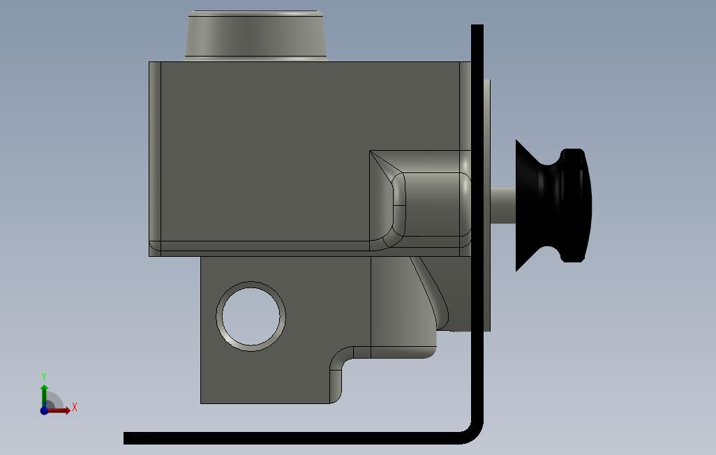 气动梭形阀_SOLIDWORKS 2015_模型图纸下载 – 懒石网