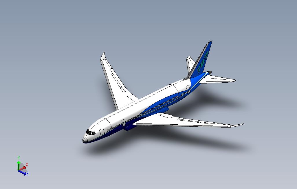 波音777大型客机外形