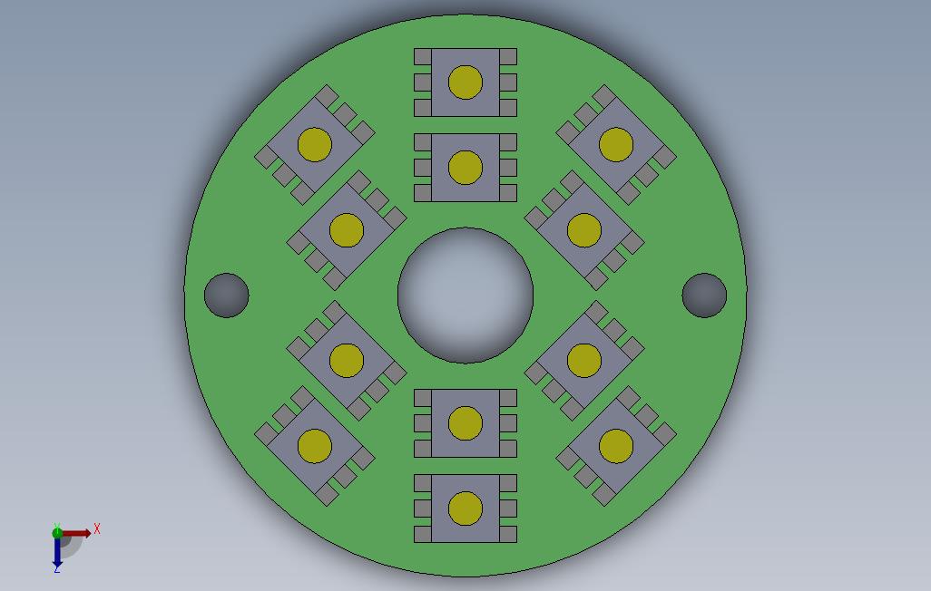 特色三色灯 Solidworks 2010 模型图纸下载 懒石网