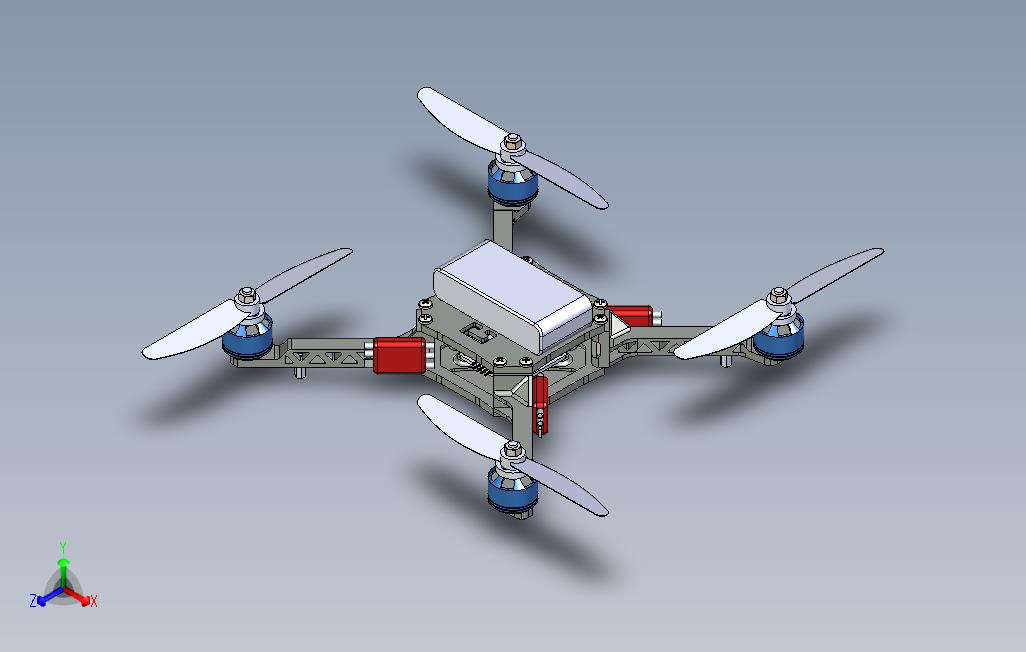 玩具型的四翼无人机