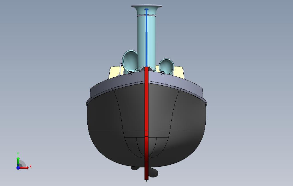 电动小船 Solidworks 2015 模型图纸下载 懒石网