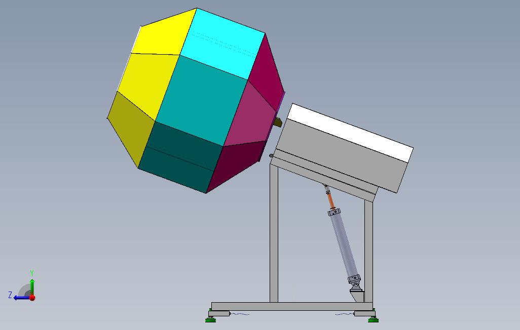 自动卸料八角搅拌机
