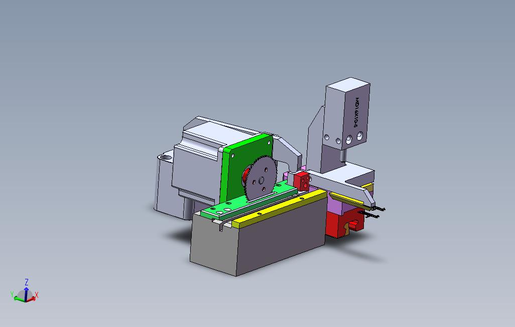 齿轮片自动送料结构