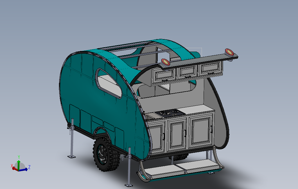 单人运输大篷车