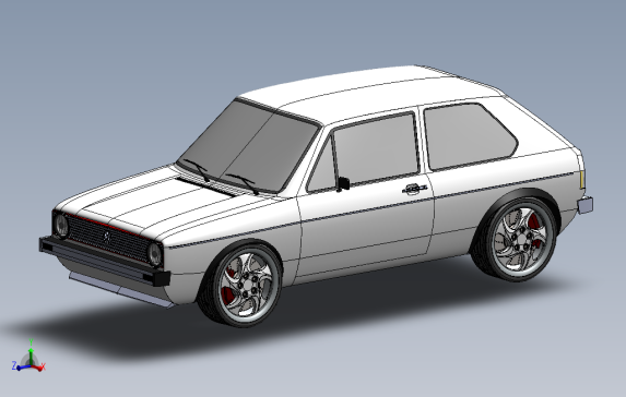 高尔夫Mk1外壳