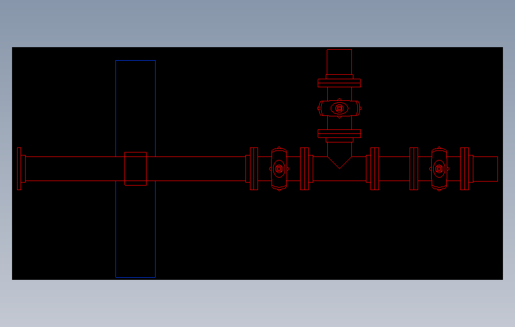带止推块的阀门组装