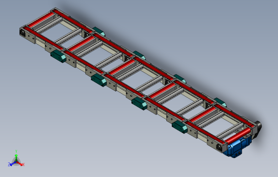 400x500mm等间距输送机