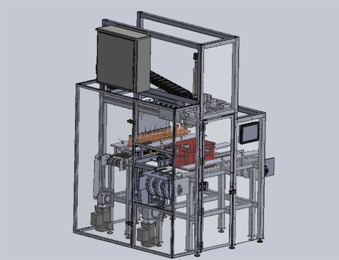 自动酒瓶装箱机