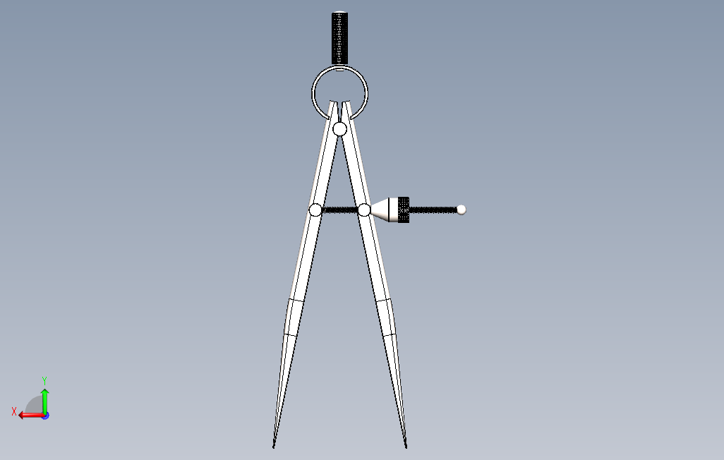 标记工具串指南针