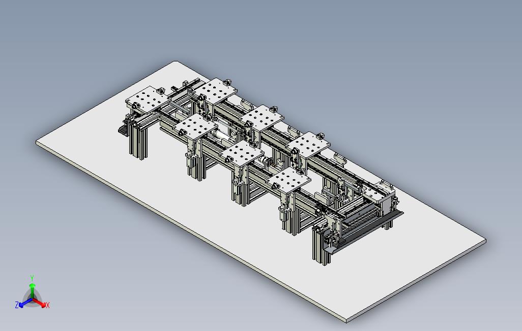 高速线性输送机构3D图纸STEP格式