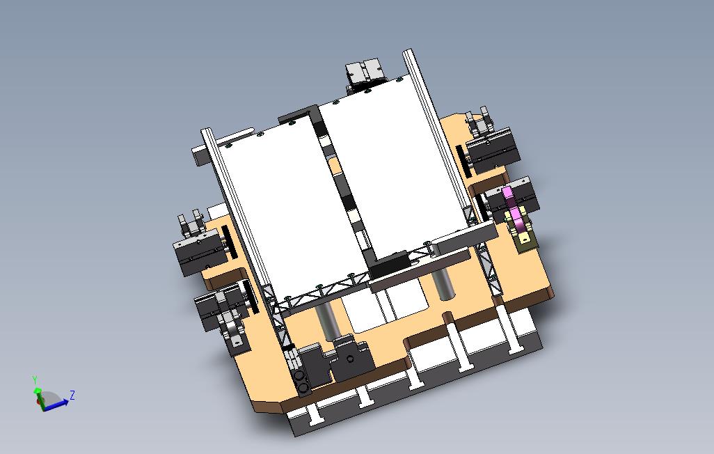 铝型材加工工装夹具(sw16可编辑工程图)