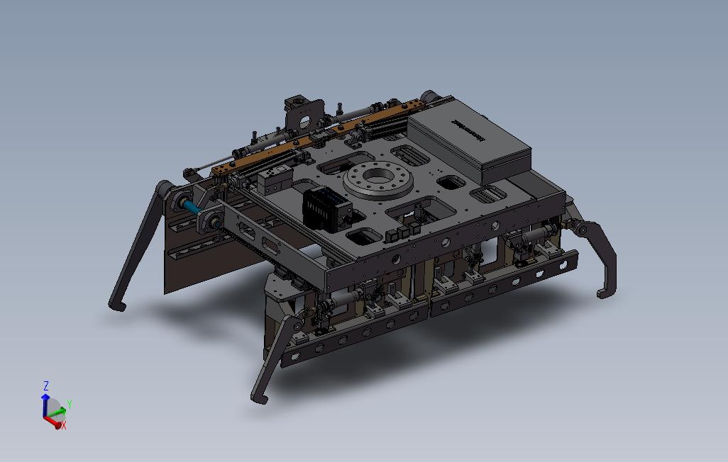 机械夹爪机器人手爪sw12_SOLIDWORKS 2012_模型图纸免费下载 – 懒石网