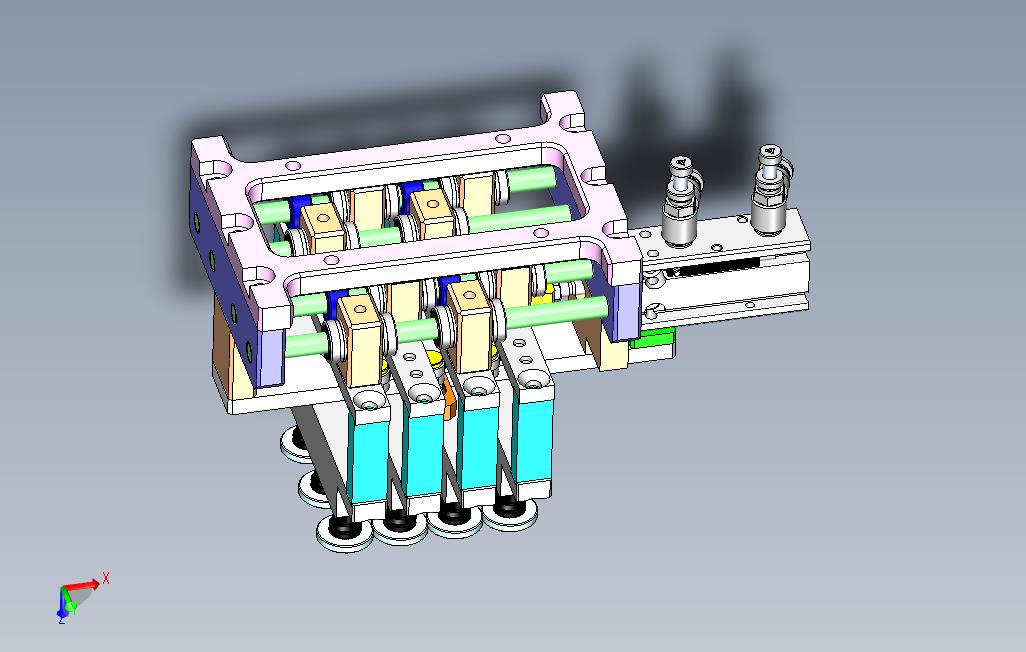 分距机构_SOLIDWORKS 2015_模型图纸免费下载 – 懒石网