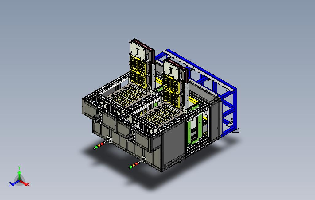 PCB全自动生产线看板缓冲抽屉升降工位