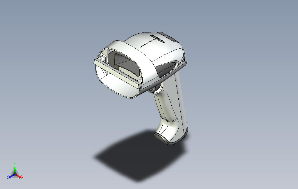 手动扫码枪3D模型